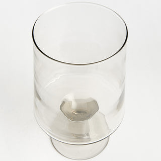 ADALINA GLASS FOOTED VASE SMALL