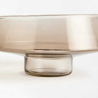 ADALINA DECORATIVE GLASS FOOTED BOWL