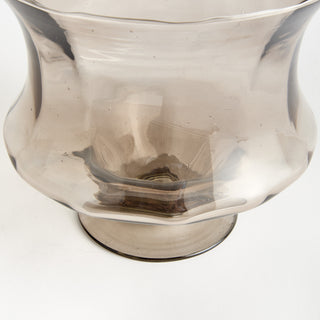ANA DECORATIVE GLASS FOOTED BOWL