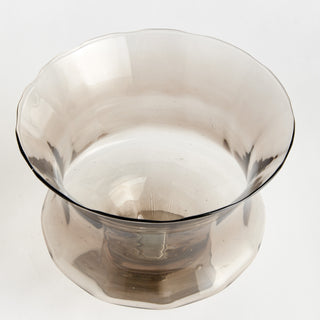 ANA DECORATIVE GLASS FOOTED BOWL