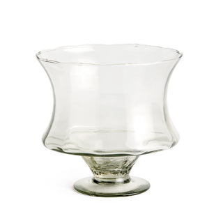 ANA DECORATIVE GLASS FOOTED BOWL