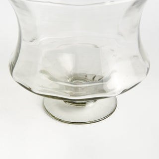 ANA DECORATIVE GLASS FOOTED BOWL