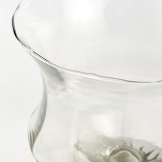 ANA DECORATIVE GLASS FOOTED BOWL