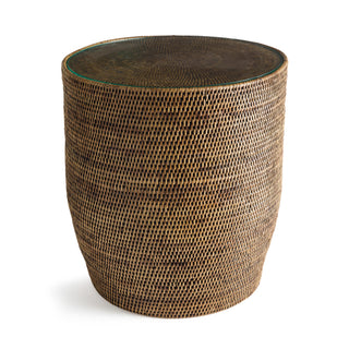 BURMA RATTAN SIDE TABLE
