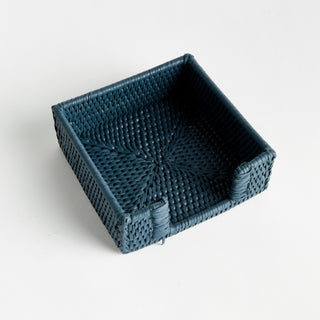 BURMA RATTAN SQUARE COCKTAIL NAPKIN HOLDER