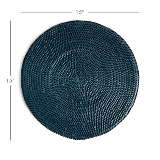 BURMA RATTAN ROUND PLACEMAT