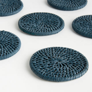 BURMA RATTAN COASTERS ST/6