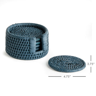 BURMA RATTAN COASTERS ST/6