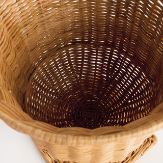 CHESAPEAKE RATTAN FOOTED URN NARROW