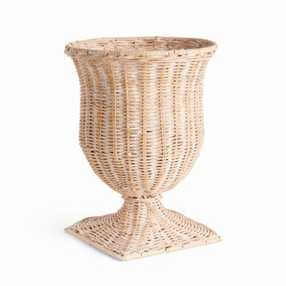 CHESAPEAKE RATTAN FOOTED URN NARROW