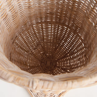 CHESAPEAKE RATTAN FOOTED URN NARROW