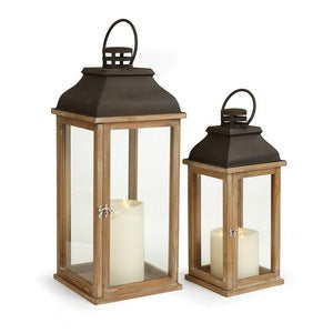 CARMEL LANTERNS, SET OF 2