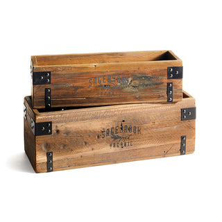 SAGEBROOK ORGANIC HERB BINS, SET OF 2