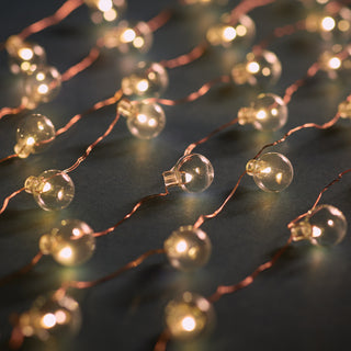 NAPA NIGHT SKY LED MINI GLOBE LIGHTS, 24.6'