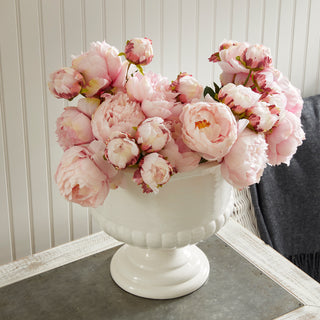 MIRABELLE DECORATIVE PEDESTAL BOWL LG