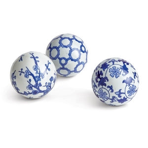 BARCLAY BUTERA DYNASTY ORBS, SET OF 3