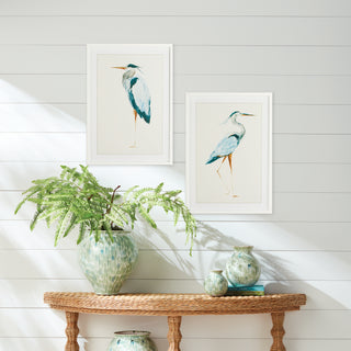 BLUE HERON PRINTS, SET OF 2