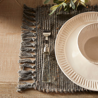 RAE WOVEN FRINGE PLACEMAT