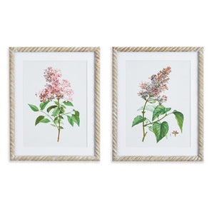 LILAC CUTTING PRINTS, SET OF 2