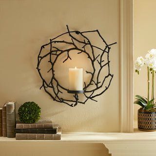 BRANCH WALL CANDLEHOLDER