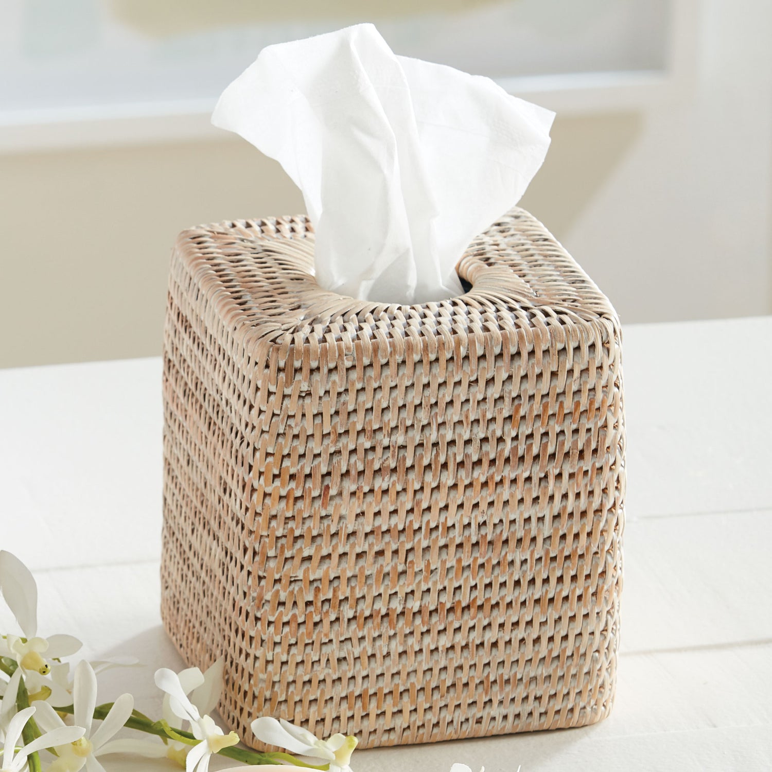 BURMA RATTAN BOUTIQUE TISSUE COVER – Napa Home & Garden