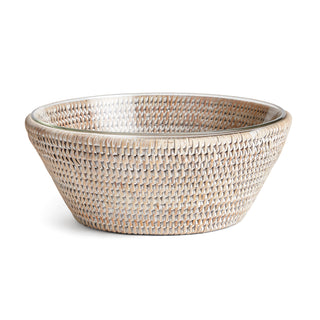 BURMA RATTAN SERVING BOWL 10.75"