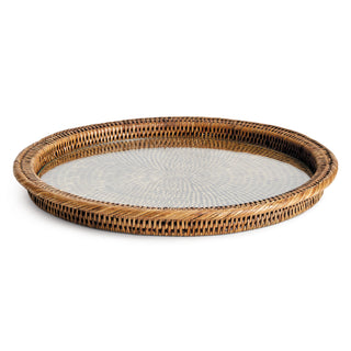 BURMA RATTAN SERVING PLATTER