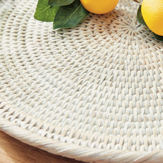 BURMA RATTAN SERVING PLATTER