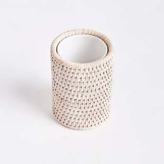 BURMA RATTAN TOOTHBRUSH HOLDER