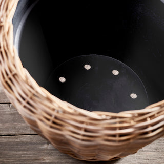 WOVEN DRY BASKET PLANTER 26.75"
