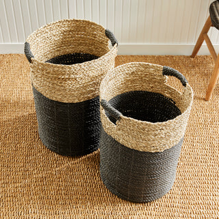 MADURA HAMPER BASKETS, SET OF 2