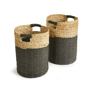 MADURA HAMPER BASKETS, SET OF 2