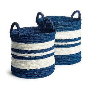 BARCLAY BUTERA TOTES ADORE MARKET TOTES, SET OF 2