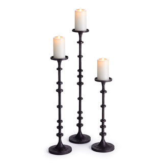 ABACUS CANDLE STANDS, SET OF 3