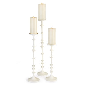 ABACUS CANDLE STANDS, SET OF 3