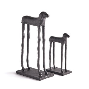 TWO HOUNDS, SET OF 2