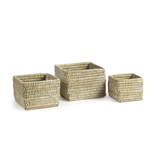 RIVERGRASS MINI SQUARE BASKETS, SET OF 3