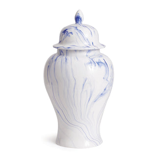 BARCLAY BUTERA MARBLEIZED GINGER JAR LARGE