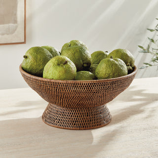 BURMA RATTAN OFFERING BOWL