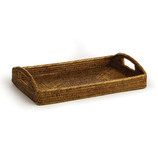 BURMA RATTAN MORNING TRAY 16"