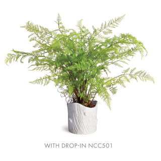 MODERN FAUX BOIS 8" POT