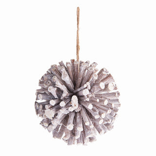 WOOD DOWEL STARBURST ORNAMENT 7"