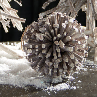 WOOD DOWEL STARBURST ORNAMENT 7"