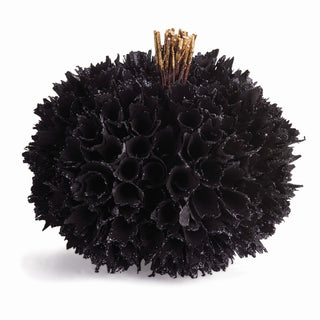 WOOD SHAVING PUMPKIN 9.5"